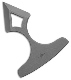 Toor Knives Thor's Hammer Fixed Blade Knife Gray Steel (1" Phantom Gray)