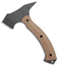 Toor Knives F-13 Tommy Axe Omaha Tan G-10 (Black)