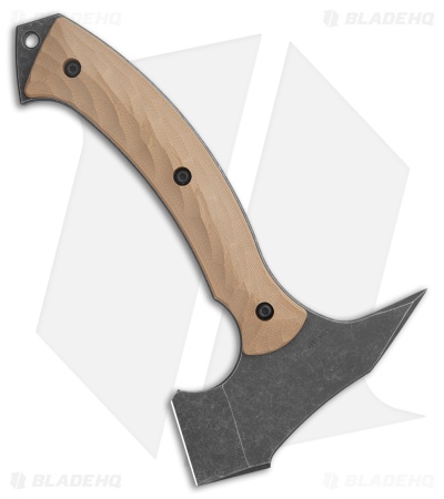 Toor Knives F-13 Tommy Axe Omaha Tan G-10 (Black)