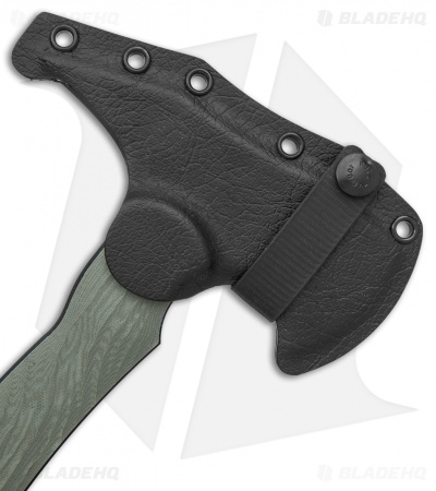 Toor Knives 11" Tomahawk Stealth Gray G-10/Blue Liners (1.75" Black)