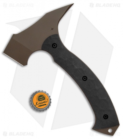 Toor Knives 9" Tomahawk F13 Black G-10 (5.5" Bronze)