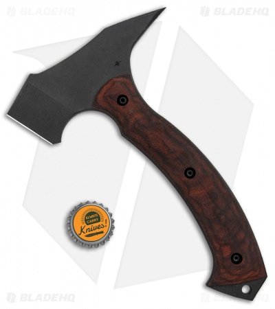 Toor Knives 9" Tomahawk F13 Walnut Pattern G-10 (5.5" Black)