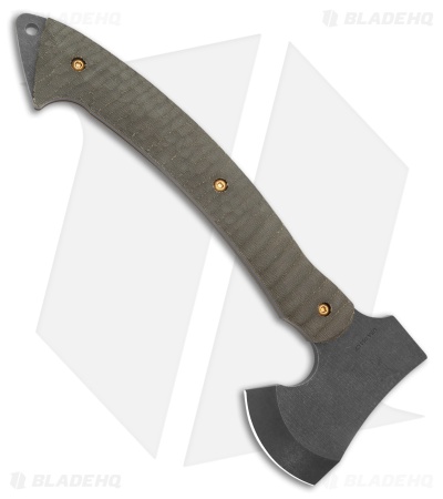 Toor Knives 12" Campfire Camp Axe Forest Green Canvas Micarta