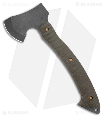Toor Knives 12" Campfire Camp Axe Forest Green Canvas Micarta
