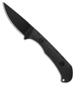 Toor Knives Barrow Fixed Blade Knife Socom Black G-10 (2.88" Black)