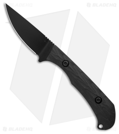 Toor Knives Barrow Fixed Blade Knife Socom Black G-10 (2.88" Black)