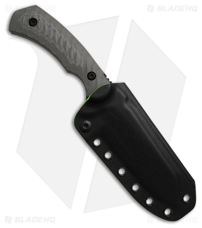 Toor Knives LE Zenith Apocalypse Fixed Blade Knife Gray G-10 (4" Black)