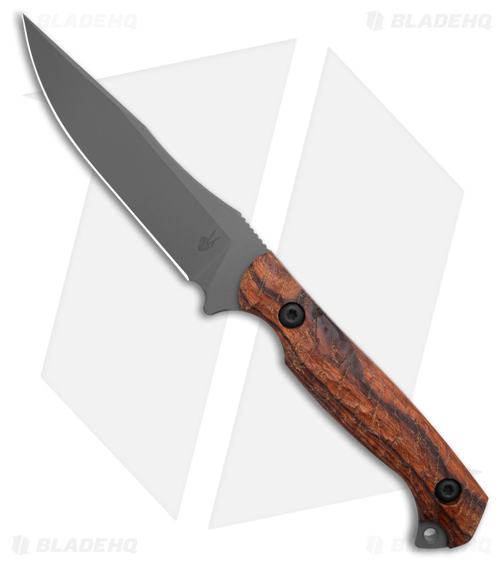 Toor Knives Krypteia S 65 Collection Ironwood Fixed Blade Knife (4" KG Gunkote)
