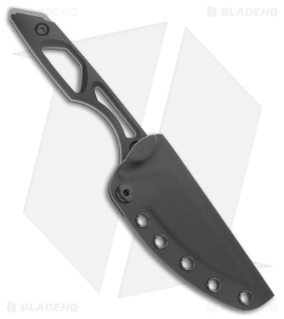 Toor Knives Willow Fixed Blade Knife Dark Gray G-10 (3.75" Spanish Moss Gunkote)