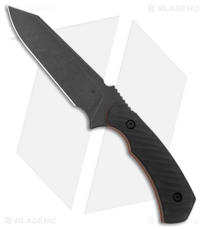 Toor Knives Zenith Havoc Black Fixed Blade Knife Black G-10 (4" Black)