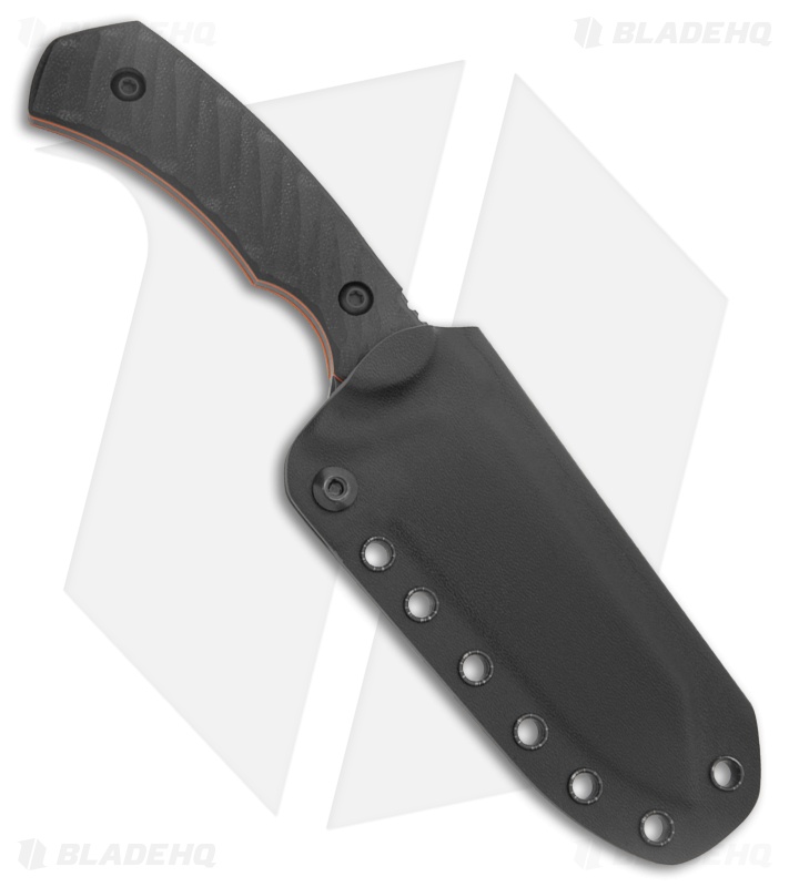 Toor Knives Zenith Havoc Black Fixed Blade Knife Black G-10 (4" Black)