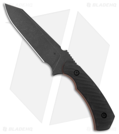 Toor Knives Zenith Havoc Black Fixed Blade Knife Black G-10 (4" Black)