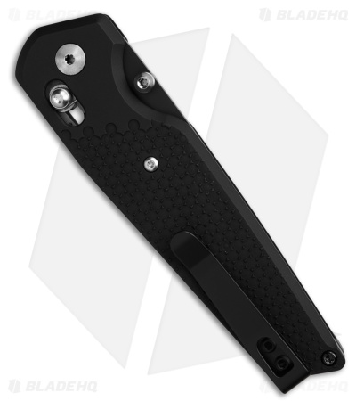 Toor Knives Bateman Crossbar Lock Knife Black Aluminum (3.5" Black MagnaCut)