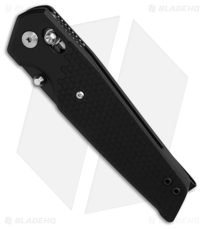 Toor Knives Bateman Crossbar Lock Knife Black Aluminum (3.5" Black MagnaCut)