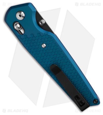 Toor Knives Bateman Crossbar Lock Knife Cobalt Blue (3.5" Black MagnaCut)