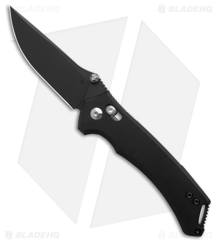 Toor Knives Draper Crossbar Lock Knife SOCOM Black G-10 (3.5" Black MagnaCut)
