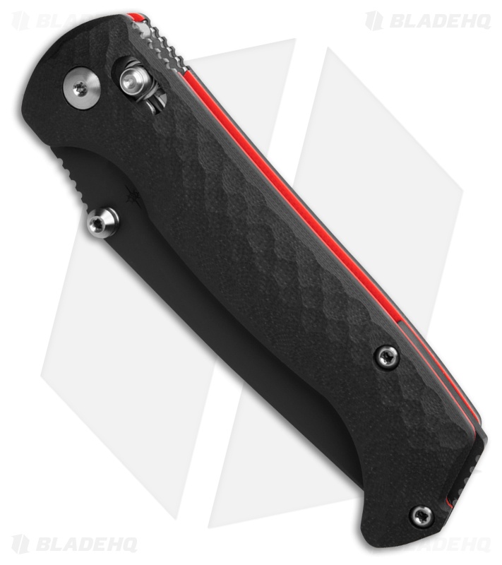 Toor Knives Dropwing Crossbar Lock Shadow Black G10 (3.5" Black)