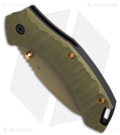 Toor Knives XT1 Delta Liner Lock Knife Moss G-10 (3.25" Stonewash)