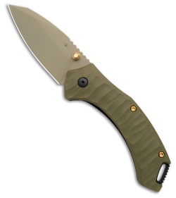 Toor Knives XT1 Delta Liner Lock Knife Moss G-10 (3.25" Stonewash)
