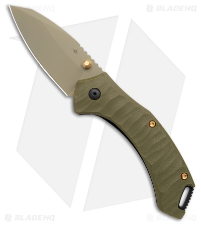 Toor Knives XT1 Delta Liner Lock Knife Moss G-10 (3.25" Stonewash)