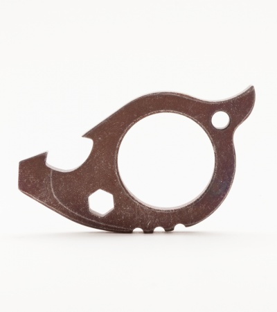 TuffKnives Beaver Titanium Key Chain Bottle Opener (Byzantium)
