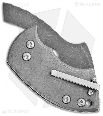 TuffKnives War Toad Friction Folder Knife Ti Diamond Back Spacer (2.1" Plain)