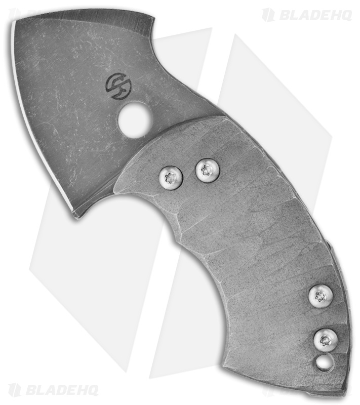 TuffKnives War Toad Friction Folder Knife Ti Diamond Back Spacer (2.1" Plain)