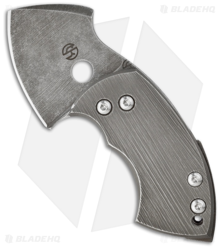 TuffKnives War Toad Friction Folder Knife Scratch Full Ti (2.1" Plain)