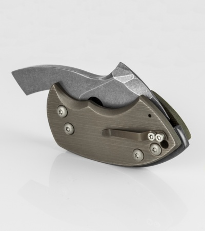 TuffKnives War Toad Micartoad Friction Folder Knife (2.1" Acid SW)