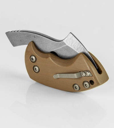 TuffKnives War Toad Smooth G-10 Friction Folder Knife (2.1" SW)