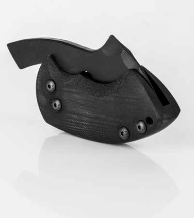 TuffKnives Death Toad #3 G-10 Friction Folder Knife (2.1" Black)