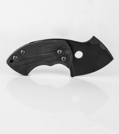 TuffKnives Death Toad #3 G-10 Friction Folder Knife (2.1" Black)