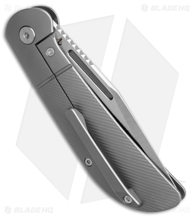 TuyaKnife Calico Jack Nail Nick Frame Lock Clip Point (3.5" Satin)