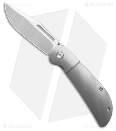 TuyaKnife Calico Jack Nail Nick Frame Lock Clip Point (3.5" Satin)