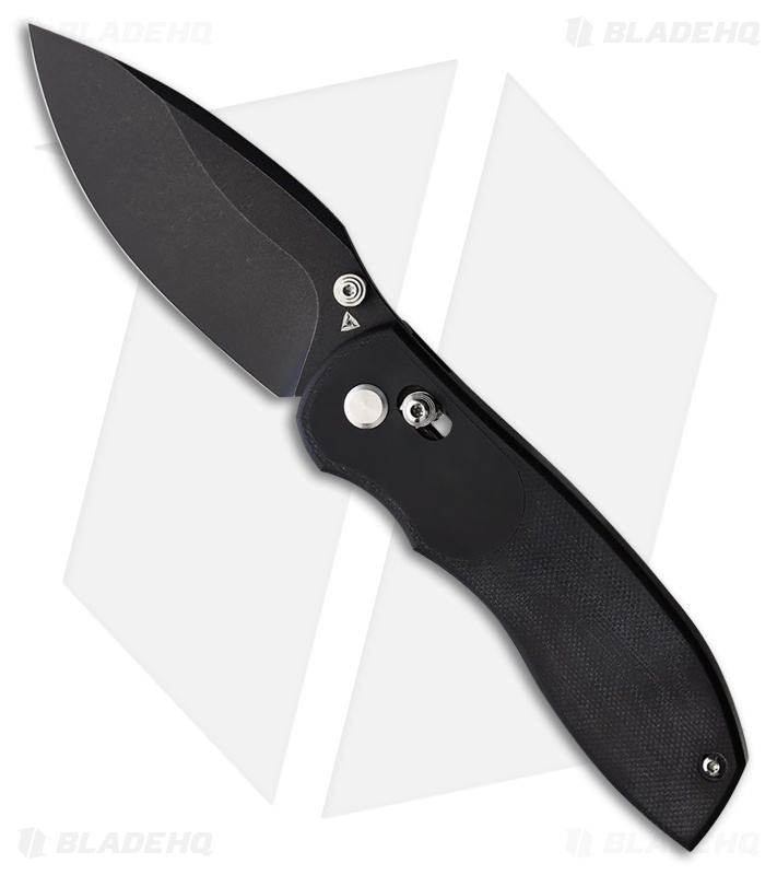 TuyaKnife Big Belly Slide Lock Knife Black G-10 (3.4" Black PVD)
