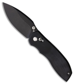 TuyaKnife Big Belly Slide Lock Knife Black G-10 (3.4" Black PVD)