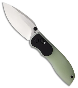 TuyaKnife Big Belly Slide Lock Knife Jade G-10 (3.4" Satin)