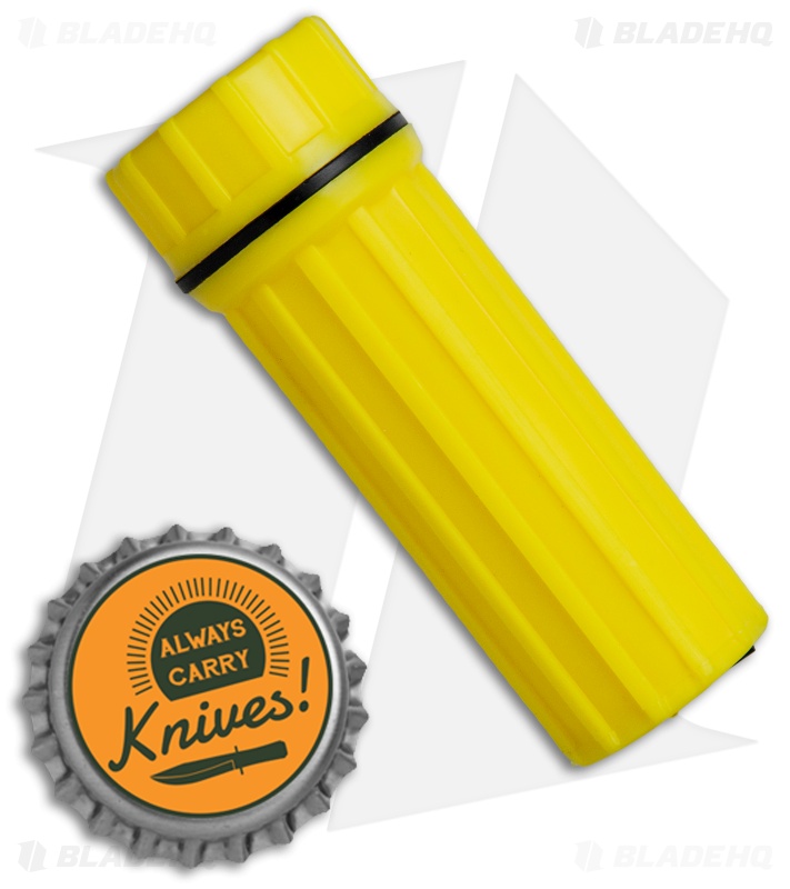 Ultimate Survival Technologies Waterproof Match Case - Yellow
