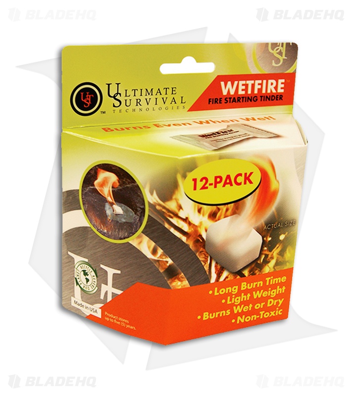 UST WetFire Fire Starting Tinder (12-Pack)