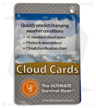 UST Ultimate Survival Cloud Identification Cards Weather Guide