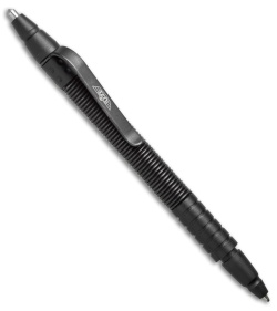 UZI Tactical Defender Pen 14 w/ Spring Loaded Carbide Tip (Black) TACPEN-14