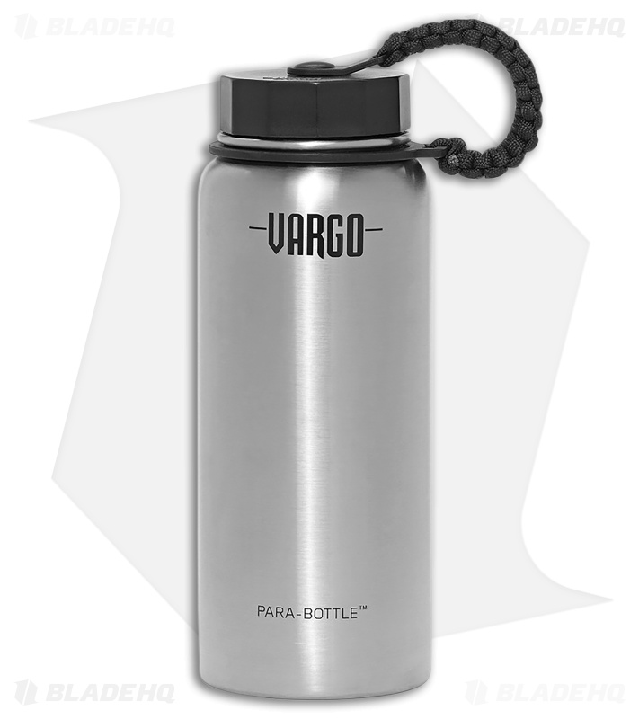 Vargo Stainless Steel Para-Bottle Water Bottle 34 oz. (1 liter)