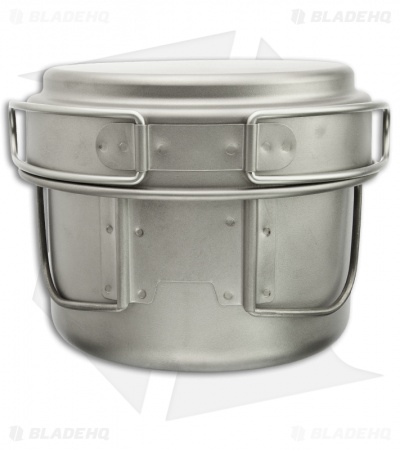 Vargo Ti-Boiler Titanium Pot/Mug & Lid/Pan Double Boiler (0.9 + 0.4 liters)