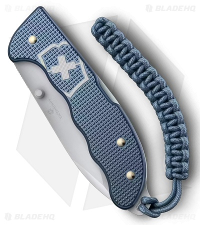Victorinox Evoke Lockback Knife LE 2026 Glacial Blue Alox (3.9" Bead Blast)