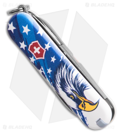 Victorinox BHQ Exclusive Classic SD - Eagle On Brush Stroke Background