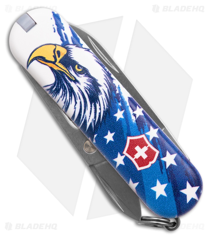 Victorinox BHQ Exclusive Classic SD - Eagle On Brush Stroke Background