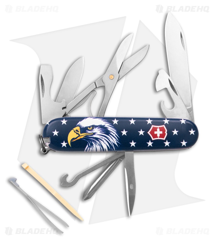 Victorinox BHQ Exclusive Super Tinker - Eagle On Blue/White Star Background