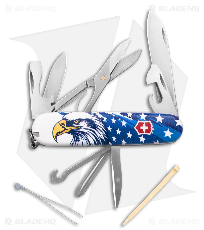 Victorinox BHQ Exclusive Super Tinker - Eagle On Brush Stroke Background