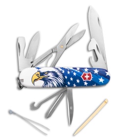 Victorinox BHQ Exclusive Super Tinker - Eagle On Brush Stroke Background