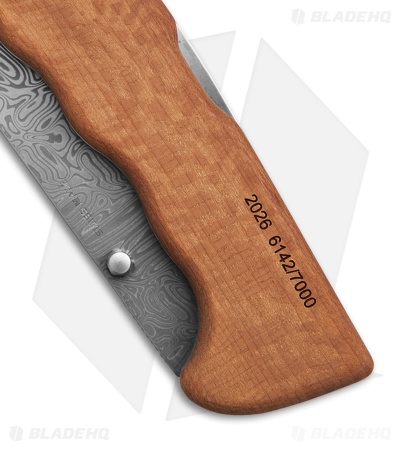 Victorinox Evoke Lock Back Knife LE Wood (3.9" Damasteel)